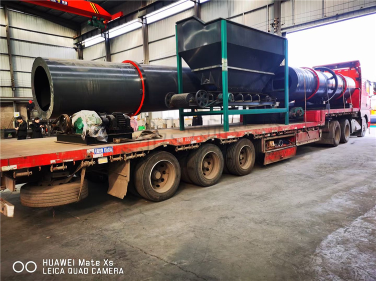 安徽客戶年產(chǎn)5萬噸顆粒有機(jī)肥生產(chǎn)線發(fā)貨現(xiàn)場